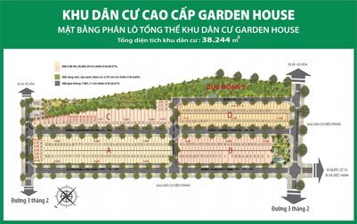 Khu Dân Cư Cao Cấp Garden House Đức Linh, Bình Thuận - sổ đỏ từng nền