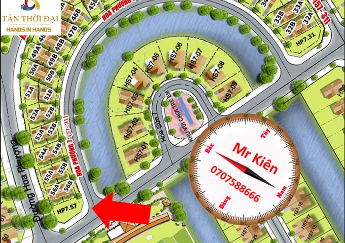 Bán lại căn biệt thự đơn lập Hoa Phượng 7-57 giá mềm, diện tích 234m2 tại dự án Vinhomes Riverside