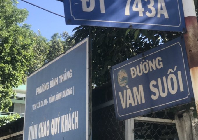 BÁN ĐẤT CHÍNH CHỦ KHU PHỐ TRUNG THẮNG , PHƯỜNG BÌNH THẮNG , GẦN BẾN XE MIỀN ĐÔNG MỚI - DĨ 