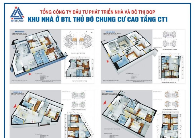 Khu chung cư  CT1 của BỘ TƯ LỆNH tại Yên Nghĩa-Hà Đông-Hà Nội với giá 12.5 m2