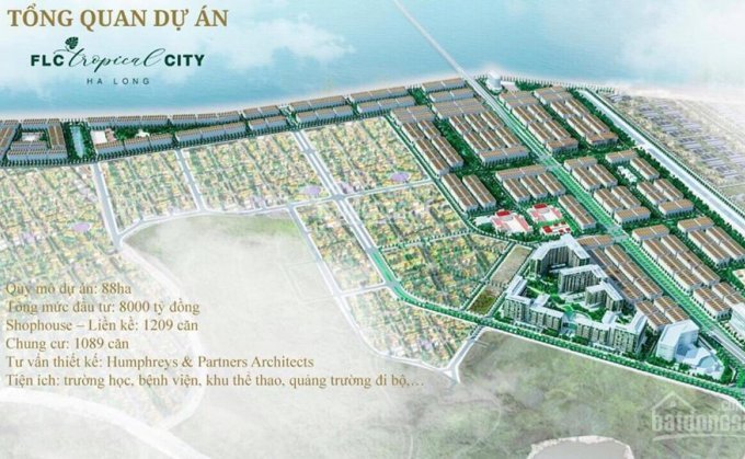 Nhận đặt chỗ ưu tiên liền kề shophouse dự  án FLC Tropical Hà Khánh Hạ Long 20tr/lô
