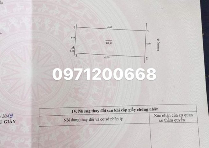 HIẾM. Bán nhà mặt phố Dương Khuê, Cầu Giấy, vỉa hè 5m, 40m2 x 6T, 11.8 tỷ TL