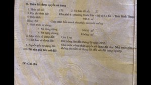 Bán Đất Biển Đường Nguyễn Tri Phương - Tống Duy Trân Bình Thuận