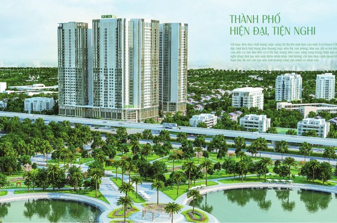 Giá sốc- căn hộ Eco Green City – 286 Nguyễn Xiển – Giá 2,198 tỷ căn 2 ngủ 82m2