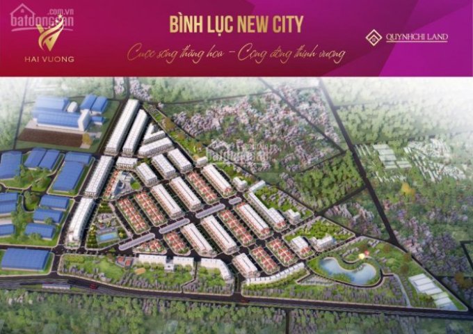 Cơ hội đầu tư sinh lời cao tại dự án Bình Lục New City, BV Bạch Mai, Việt Đức. LH: 0934.442.586 