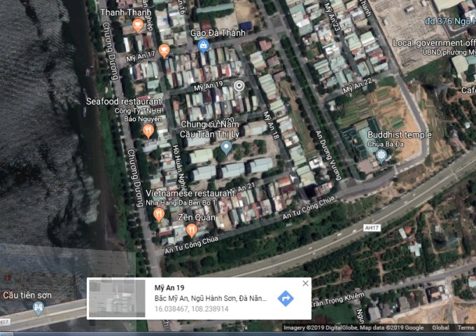 Chủ cần bán đất 5m Mỹ An 19 gần bờ sông Hàn kề cầu Trần Thị Lý, Ngũ Hành Sơn, DN_5 tỷ