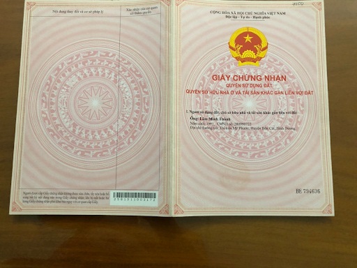 Bán nhà đất khu vực Mỹ Phước 2,  Huyện Bến Cát - Bình Dương