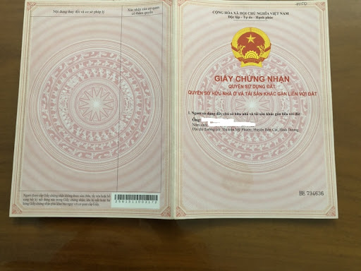 Bán nhà đất khu vực Mỹ Phước 2,  Huyện Bến Cát - Bình Dương