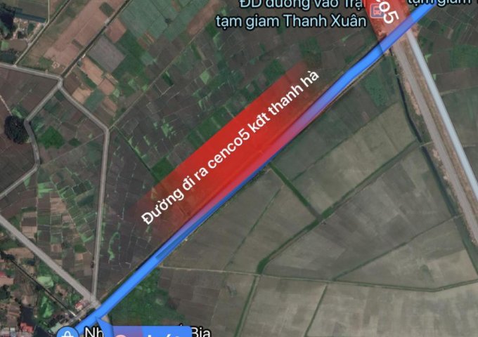 Cần tiền bán gấp mảnh đất dư án mặt đường quốc lộ 427, Song khê Tam Hưng, Thanh oai