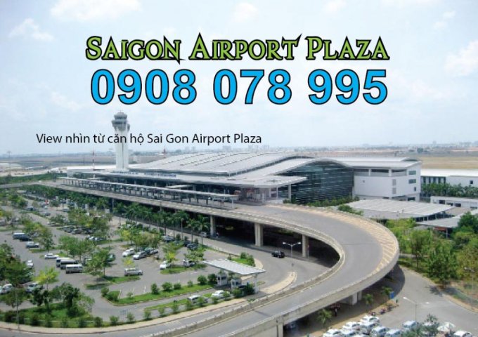 SAIGON AIRPORT PLAZA quận Tân Bình_Cho thuê CH 2PN, đủ nội thất, giá 18,5 tr/th. Hotline PKD SSG 0908 078 995