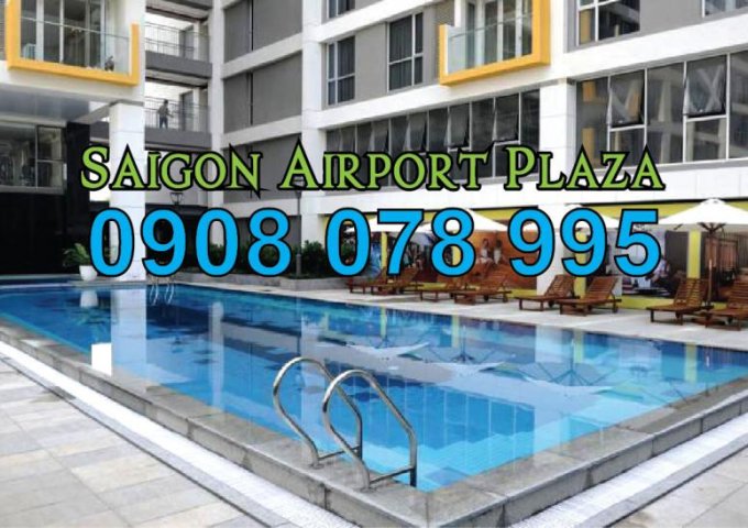 SAIGON AIRPORT PLAZA quận Tân Bình_Cho thuê CH 2PN, đủ nội thất, giá 18,5 tr/th. Hotline PKD SSG 0908 078 995