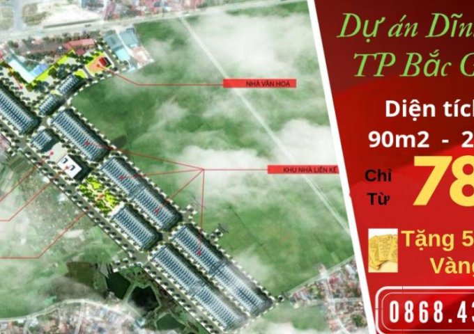 Mở bán đợt 3 dự án khu đô thị Dĩnh Trì, TP Bắc Giang, với nhiều chính sách tốt