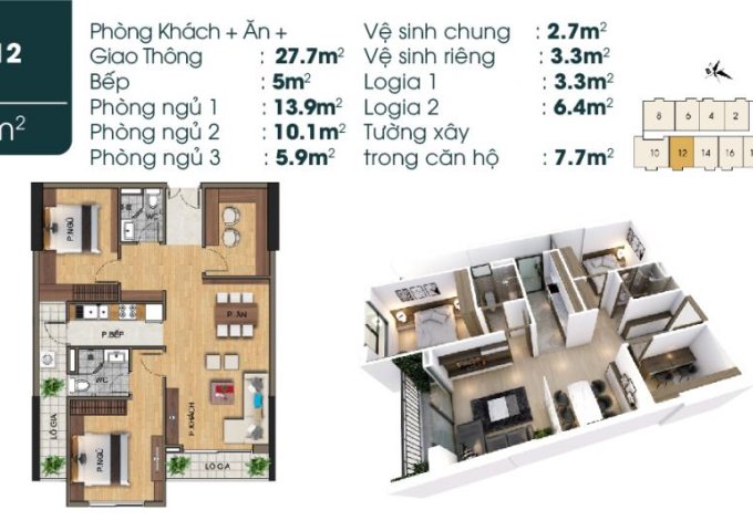 Căn hộ cao cấp, nội thất thông minh, giá cự HOT tại Sài Đồng - Long Biên. LH 0989808010