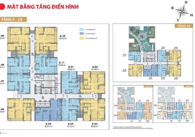 Bán căn hộ lô góc 2 mặt thoáng tòa ASAHI dự án HINODE CITY .CK ưu đãi LH: 038 6165 012