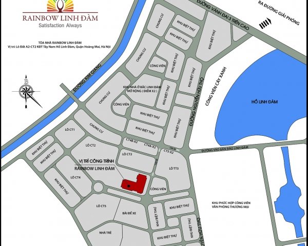 CHÍNH CHỦ CẦN BÁN CĂN HỘ TẦNG 3 CHUNG CƯ RAINBOW LINH ĐÀM, HOÀNG MAI, HÀ NỘI