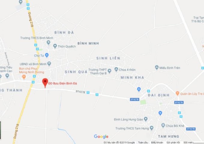 Bán đất lô góc hai mặt tiền tại khu đấu giá thôn sinh quả xã bình minh huyện Thanh Oai Hà Nội