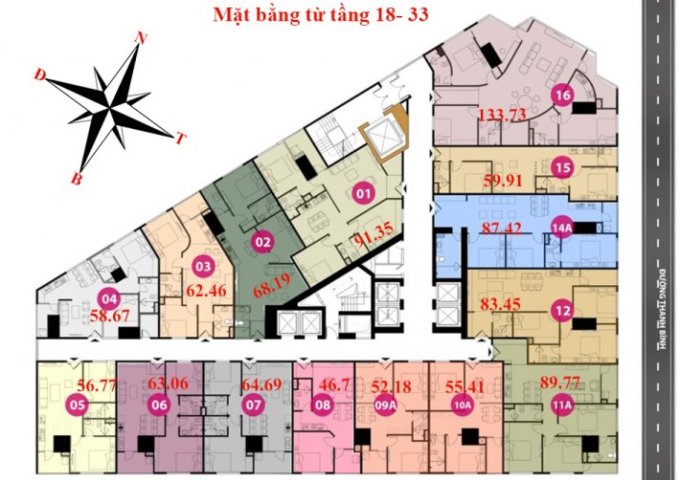 Bán căn hộ 11A tầng 31 tháp Doanh Nhân, Hà Đông, Hà Nội