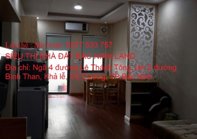 Có căn hộ chung cư Cát Tường CT3 cần bán tại trung tâm TP.Bắc Ninh