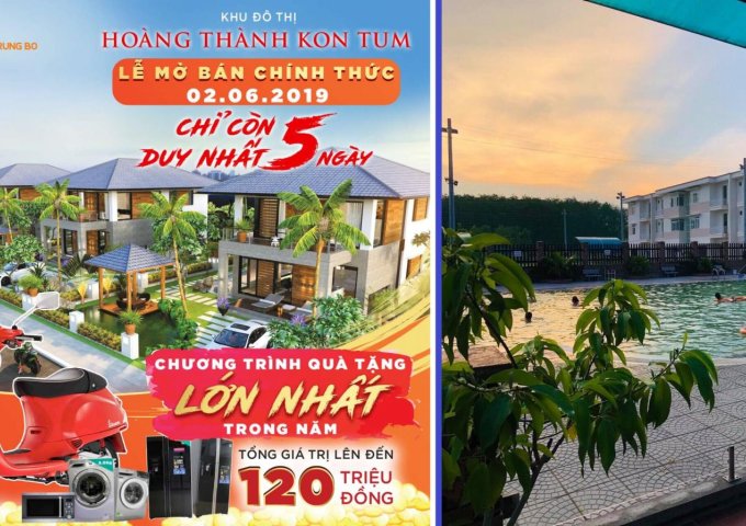 Tưng bừng bốc thăm trúng xe Vespa tại lễ mở bán chính thức KĐT Hoàng Thành Kon Tum 02/06/2019