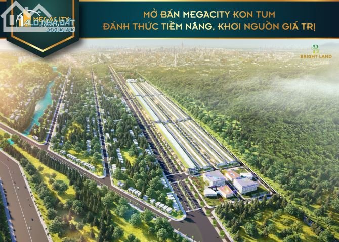 Chính sách quy hoạch kiểu mẫu, hạ tầng hoàn thiện – Chuẩn sống mới tại Kon Tum với Dự án Megacity!!!