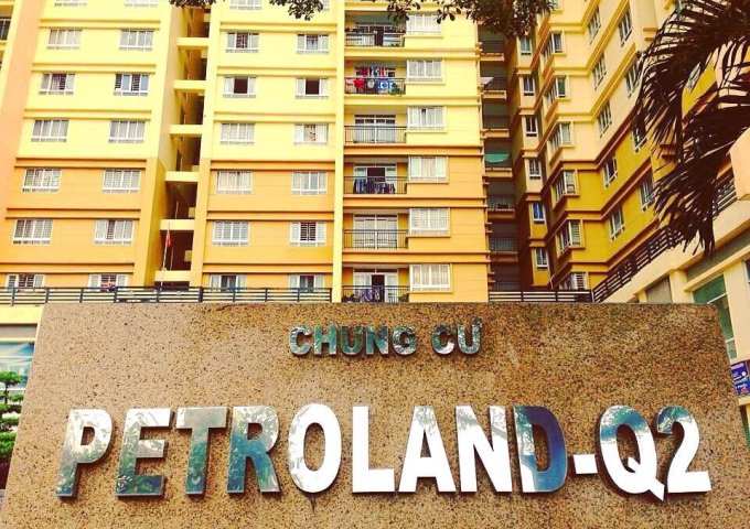 Bán căn hộ Chung cư Petroland Q2, 60m² 2 PN, sổ hồng. Giá 1.650 tỷ/tổng. Lh 0918860304 