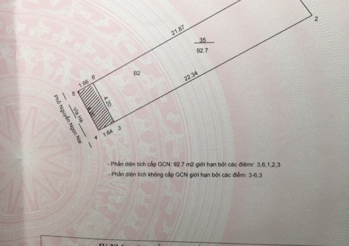 Chính chủ cần bán gấp nhà mặt phố,171 Nguyễn Ngọc Nại, Thanh Xuân.