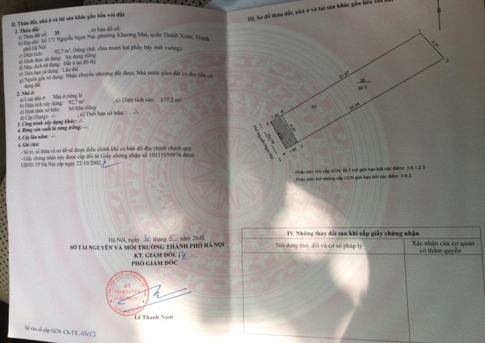 Chính chủ cần bán gấp nhà mặt phố,171 Nguyễn Ngọc Nại, Thanh Xuân.