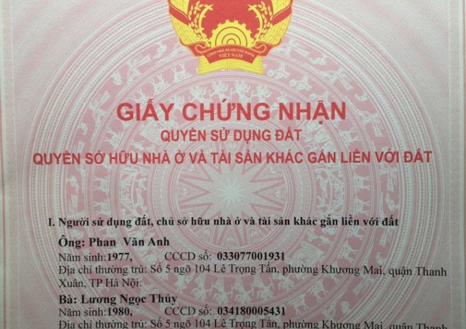 Chính chủ cần bán gấp nhà mặt phố,171 Nguyễn Ngọc Nại, Thanh Xuân.