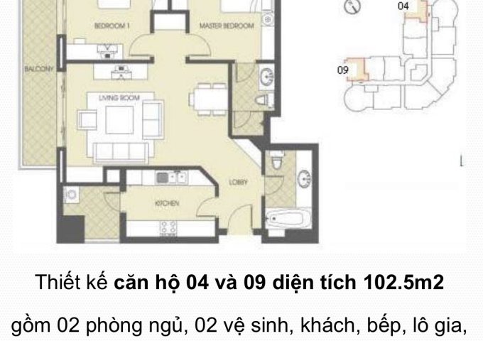 Bán căn góc B2809 2PN đẹp nhất toà chung cư Sky City - 88 Láng Hạ LH 0936166608