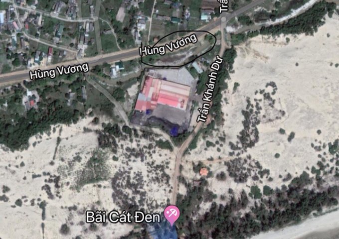 Bán 70m mặt tiền Hùng Vương (tx Lagi), cách Đất Lành resort 200m, phía biển (giá bán: 6ty)