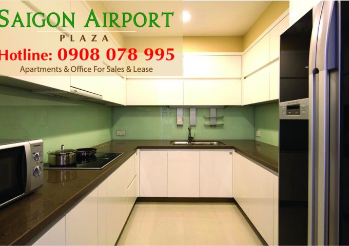 SAIGON AIRPORT PLAZA Q.Tân Bình_Cho thuê CH 1PN, full nội thất chỉ 16 triệu. Hotline PKD SSG 0908 078 995 xem nhà ngay