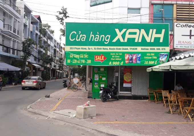 Sang GẤP Siêu thị mini góc 2 mặt tiền Phạm Hùng, Bình Chánh
