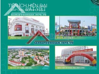 Đất nền dự án Vĩnh Long New Town nhận đặt chỗ chỉ 50 triệu/ nền.