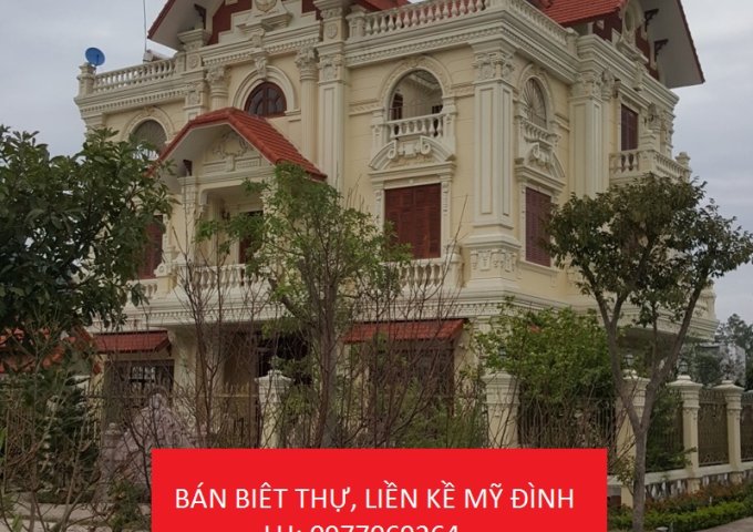 Bán biệt thự BT1 an sinh, khu đô thị Mỹ Đình I, Nguyễn Cơ Thạch, diện tích: 145m2 x 4 tầng, LH 0977069264