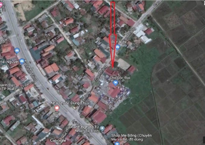 Bán đất tại Xã Lộc Ninh, Đồng Hới,  Quảng Bình diện tích 258.6m2  giá 1,450,000,000 Tỷ