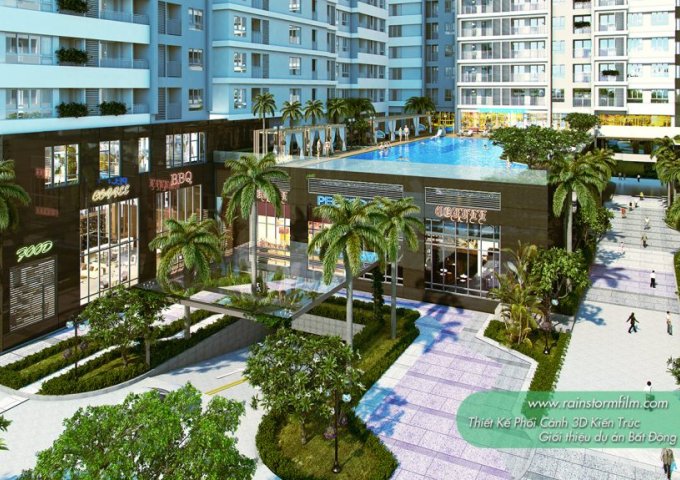Chuyển công tác bán căn hộ cao cấp Golden Mansion 105m2 –  4.8 tỷ, 3PN, view hướng Bắc, hồ bơi