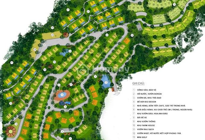 Đất vườn Ohara Farmstay sổ đỏ, 15 kg rau sạch/th, 15 đêm resort, 390 triệu, LH: 0972 278 110