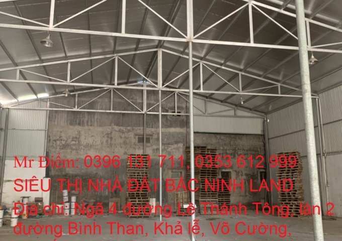 Cho thuê kho xưởng tại khu vực trung tâm TP.Bắc Ninh