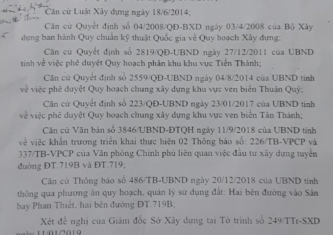 Bán đất nền dự án tại Xã Thuận Quý, Hàm Thuận Nam,  Bình Thuận  chỉ 250tr/xào