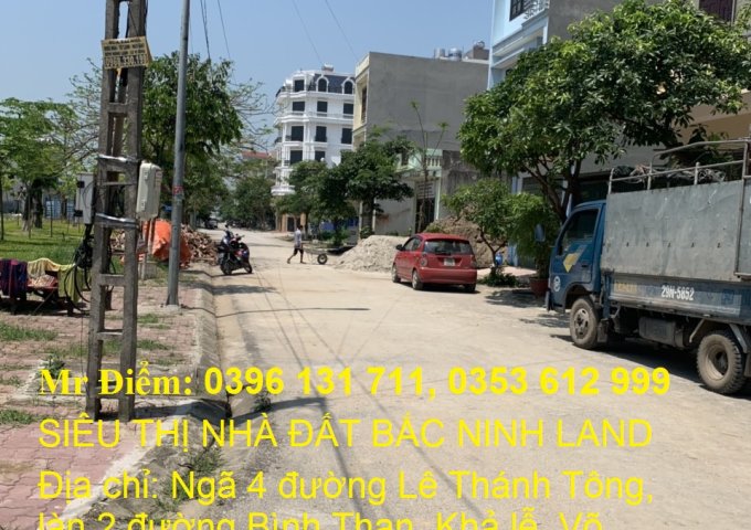 Cần tiền bán gấp lô đất làn 2 Bình Than, Võ Cường, TP.Bắc Ninh