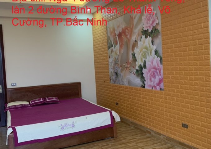 Cho thuê phòng full đồ nội thất tại khu Võ Cường, TP.Bắc Ninh