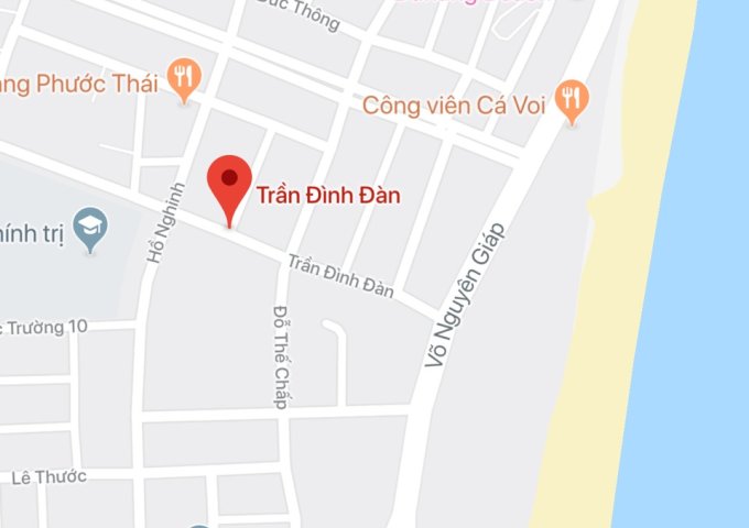 Bán 2 lô liền kề MT đường Hồ Nghinh gần Trần Đình Đàn,Đà Nẵng 244.1m2.Giá LH :0905.606.910