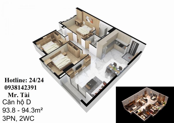 Bán căn 50m2, 2 phòng ngủ, 1WC, tầng 12 Raemian Đông Thuận, Quận 12
