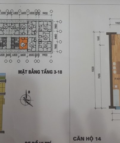 Chính chủ bán căn hộ 61m2 , 2 pn KĐT Thanh Hà - Mường Thanh