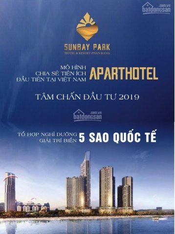 Bán căn hộ chung cư tại Dự án ApartHotel Sunbay Park Hotel & Resort Phan Rang, Phan Rang - Tháp Chàm,  Ninh Thuận diện tích 37m2  giá 1,000 Triệu
