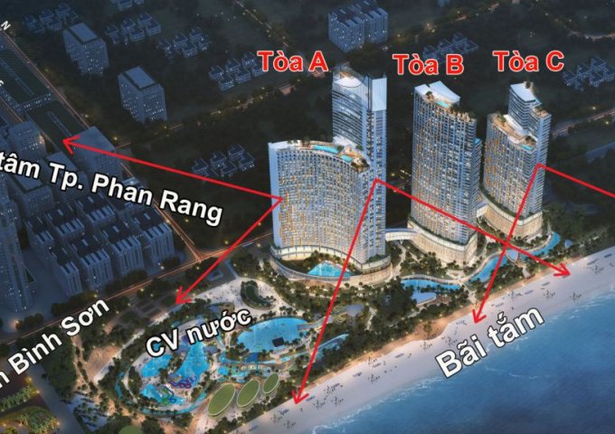 Bán căn hộ chung cư tại Dự án ApartHotel Sunbay Park Hotel & Resort Phan Rang, Phan Rang - Tháp Chàm,  Ninh Thuận diện tích 109m2  giá 1.2 Tỷ