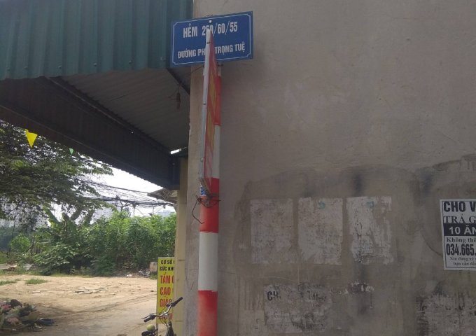 Bán đất tại ngách 250/60/55 Phan Trọng Tuệ,Thanh Liệt : 71m2, giá 56 tr/m2, oto đậu cửa, nở hậu, 