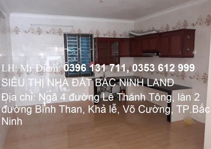 Gia đình mình cho thuê nhà 3 tầng tại khu Khả Lễ, Võ Cường, TP.Bắc Ninh