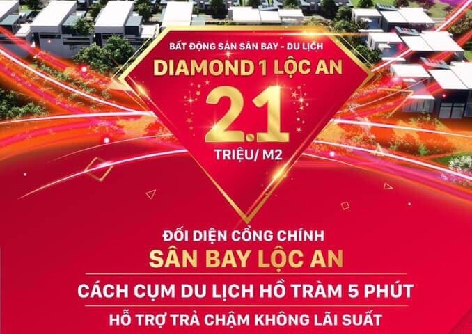 Mở bán dự án đất nền đối diện sân bay Lộc An, điểm đến hấp dẫn của các nhà đầu tư.