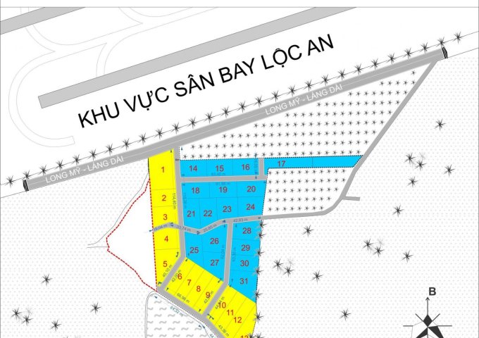 Bán đất nền dự án tại Đất Đỏ, Bà Rịa Vũng Tàu diện tích 500m2 giá 2,100,000 Triệu/m²